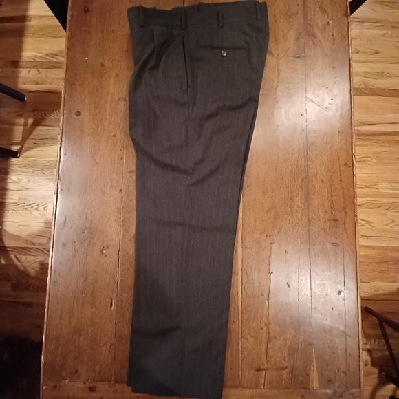 Vintage 90s H. Freeman Gray Pinstripe Suit - Picture 12 of 12